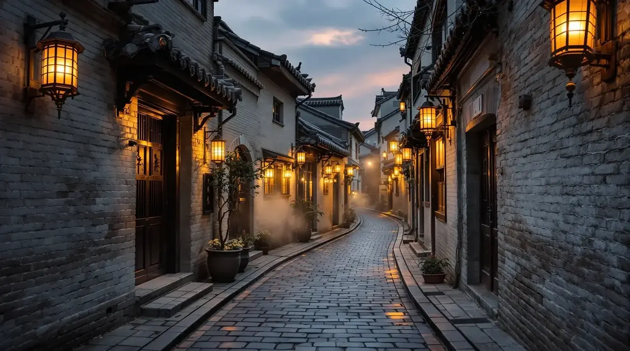 神秘视频老街灯火，故园如梦
